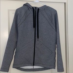 Zella grey active zip up